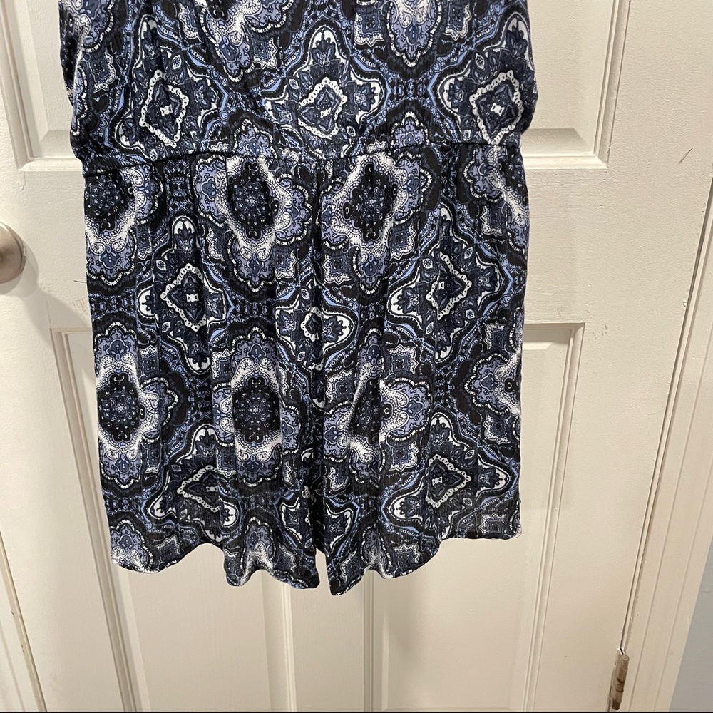 Women’s Ambiance Multi Colored Romper With Adjustable Straps - Picture 7 of 11
